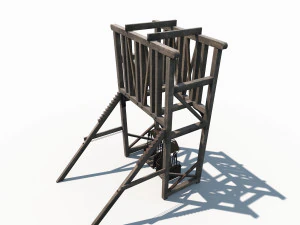 old mine construction 3D Model