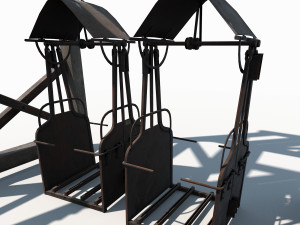 old mine construction 3D Модель