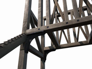 old mine construction 3D Model
