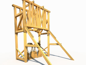 old mine construction 3D Модель
