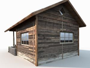 old shanty low poly 3D Model
