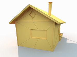 old shanty low poly 3D Model