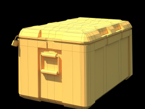 equipment case loot - pbr Modelo 3D
