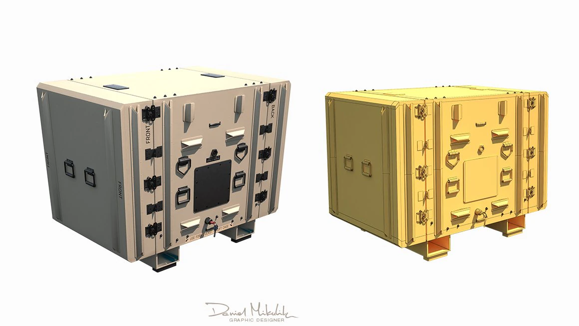 caso di spedizione militare pbr Modello 3D .c4d .max .obj .3ds .fbx .stl .blend 
