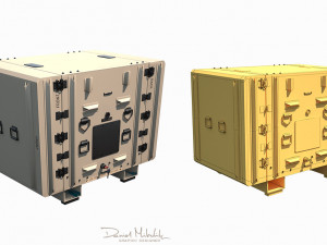 military shipment case pbr 3D Model