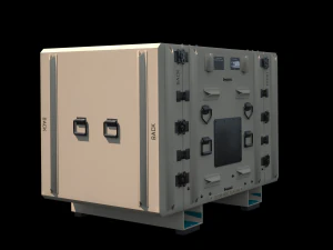 caso di spedizione militare pbr Modello 3D