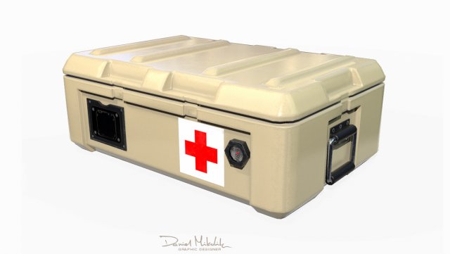 medic case pbr 3D Модель .c4d .max .obj .3ds .fbx .stl .blend 