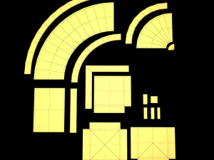 road modules pbr pack 3D Model
