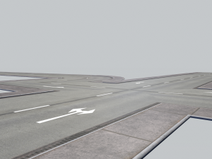 road modules pbr pack 3Dモデル
