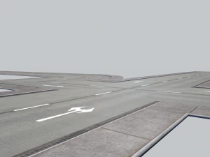 road modules pbr pack 3D Model