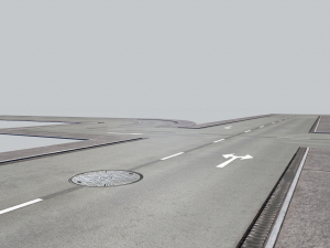 road modules pbr pack 3Dモデル