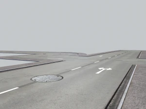 road modules pbr pack 3D Model