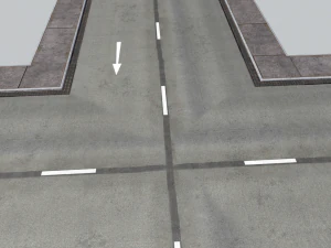 road modules pbr pack 3D Model