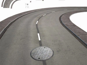 road modules pbr pack 3D Model