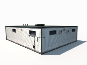 modern warehouse 190 Modelo 3D