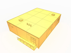 modern warehouse 190 Modelo 3D