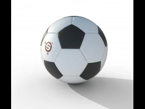 bola de futebol nova e velha pbr Modelo 3D