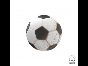 new and old soccer ball pbr 3D Model