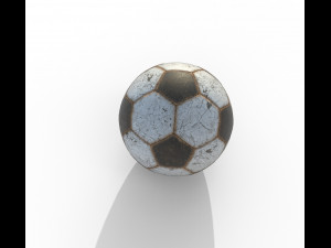 new and old soccer ball pbr 3D Model