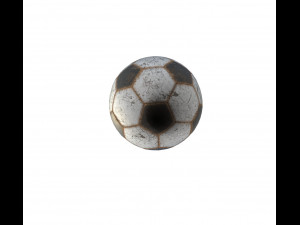 new and old soccer ball pbr 3D Model