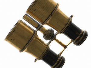 vintage binocular Modelo 3D