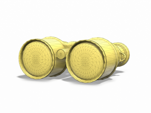 vintage binocular Modelo 3D