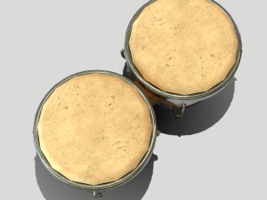 pbr bongo low poly 3D Model