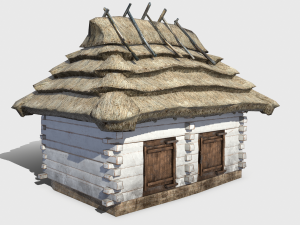 pigsty building - slav architecture 3D मॉडल