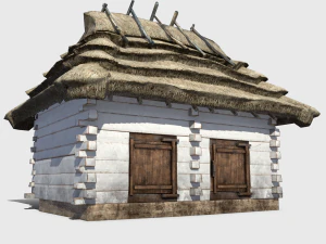 pigsty building - slav architecture 3D Model