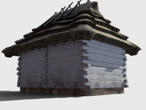 pigsty building - slav architecture 3D मॉडल