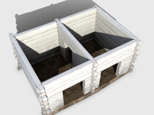 pigsty building - slav architecture 3D मॉडल