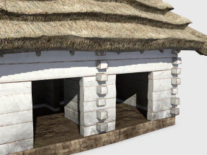 pigsty building - slav architecture 3D Model
