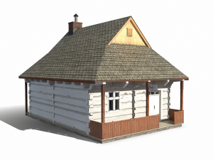 barber house - slav architecture 3D Model