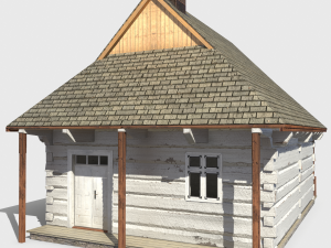 barber house - slav architecture Model 3D
