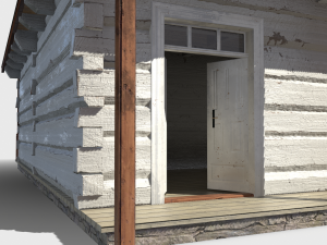 barber house - slav architecture Model 3D