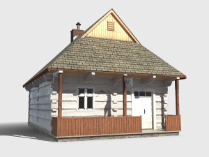 barber house - slav architecture Model 3D