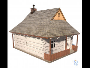 barber house - slav architecture Model 3D