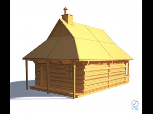 barber house - slav architecture Model 3D