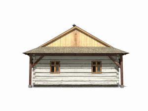 carpenter house - slav architecture 3D Model