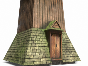 belfry -slav architecture 3D Model