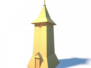 belfry -slav architecture 3D Model