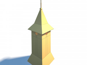 belfry -slav architecture 3D Model