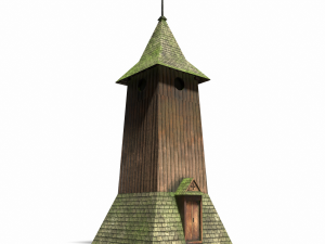 belfry -slav architecture 3D Model