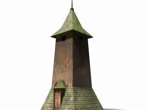 belfry -slav architecture 3D Model