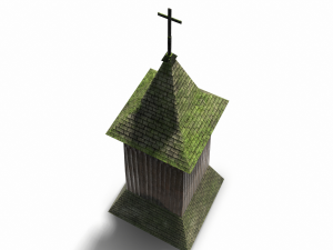belfry -slav architecture 3D Model