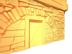 granary building - slav architecture Model 3D