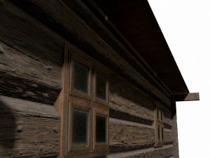 granary building - slav architecture Model 3D