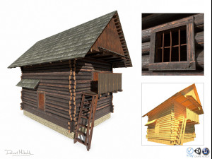 warehouse - slav architecture 3D Model