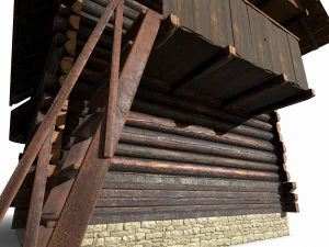 warehouse - slav architecture 3D Model