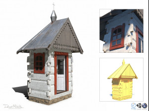 chapel - slav architecture 3D Model